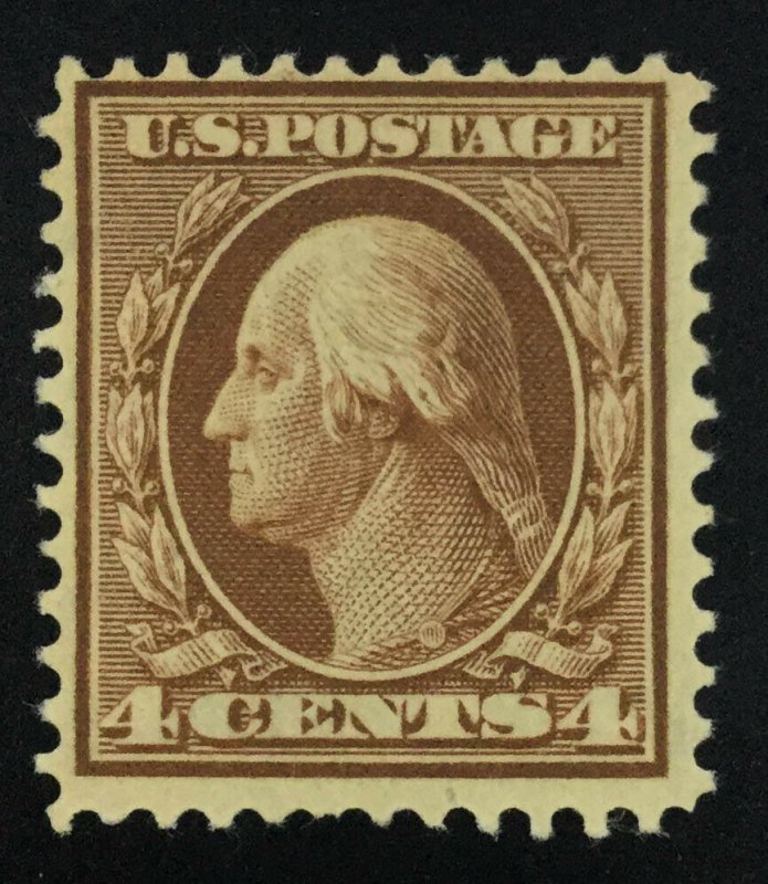 MOMEN: US STAMPS #334 MINT OG H LOT #50685