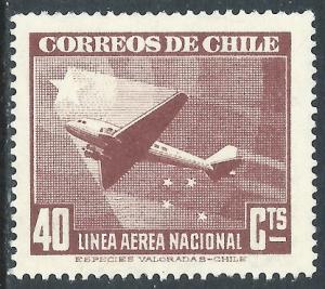 Chile, Sc #C57, 40c MH