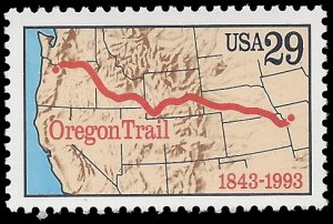 #2747 29c The Oregon Trail 1993 Mint NH