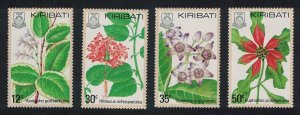 Kiribati Flowers 4v 1981 MNH SC#365-368 SG#141-144