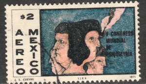 MEXICO C392 Congress of Psychiatry, painting. Used. VF. (37)