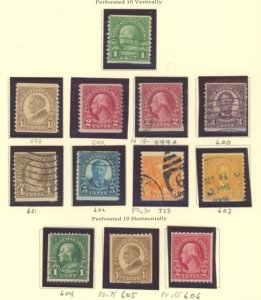 U.S. #MINT/USED SET MIXED CONDITION 