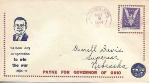 WW Two Patriotic Cover 24 hour day Co-operation to win the war PM Excelsior MN