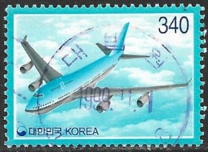 KOREA SOUTH 1996-98 340w Boeing 747 Airplane Pictorial Sc 1849 VFU