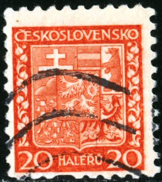 CZECHOSLOVAKIA - #154 - USED - 1929 - CZECH053AFF1