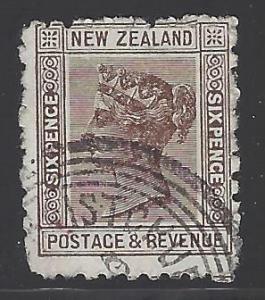 New Zealand Scott # 65, used, perf 10