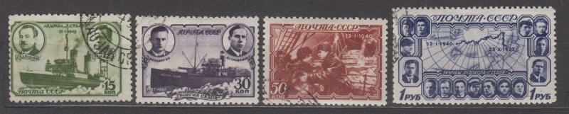 Russia Scott 772-775 1940 CTO/Used