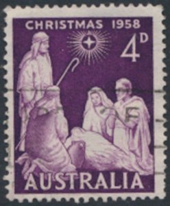 Australia  SC# 313 Used  Christmas  see details & scans