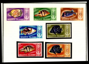 Maldive Islands #214-220  Single (Complete Set)