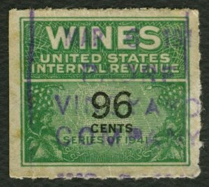 #RE145 96c Wines, Used [10] **ANY 5=FREE SHIPPING**