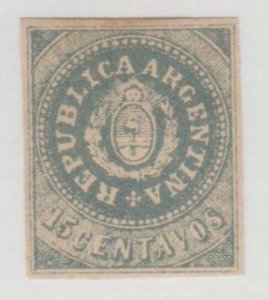 Argentina Scott #7 Stamp  - Mint Single - Counterfeit