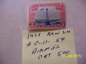 1928  #C-11  5c AIRMAIL CAT $5.00