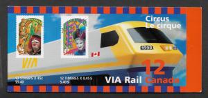 CANADA SC# 1760a COMP BKLT EXPLODED VF/MNH