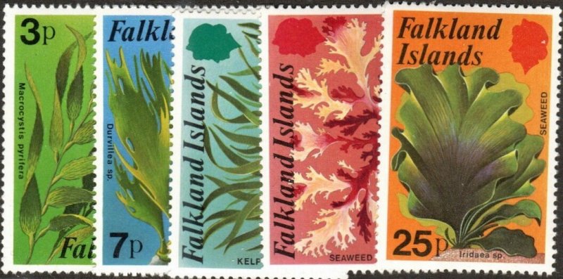 Falkland Islands 282-86 - Mint-NH - Marine Plants (Cpl) (1979) (cv $4.50)