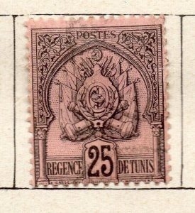 Tunisia 1888 Early Issue Fine Used 25c. NW-218840
