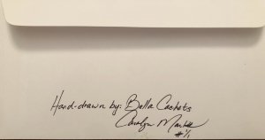 2022 Hanukkah FDC HAND DRAWN CACHET