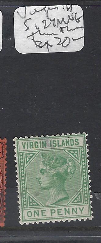 TURKS  ISLANDS (P3009B)  QV 1D  SG 24  MNG TINY THIN