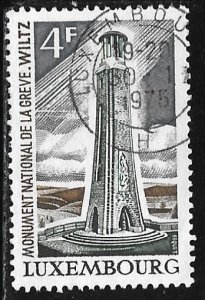 Luxembourg 529: 4f National Strike Monument, used, F-VF