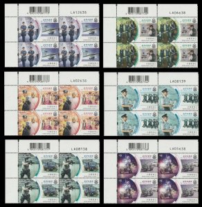 Hong Kong 2019 Our Police Force 我們的警隊 block set selvage UL 6x4 MNH