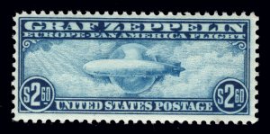 US STAMPS # C15 GRAF ZEPPELIN MINT OG NH $1,000 LOT #33490