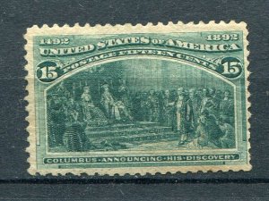 USA #238  Mint  F-VF - Lakeshore Philatelics