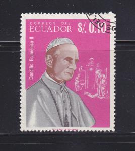 Ecuador 752 U Pope Paul VI