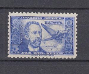 Spain 1944 Airmail Sc# c177 Edifil 983 Centenary Dr.Thebussem MNH