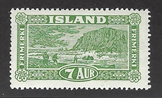 Iceland SC#144 Mint F-VF SCV$40.00...Worth a Close Look!