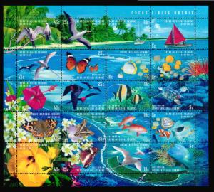 AUSTRALIA FAUNA LOT 16 SHEETS ANTARCTIC FISH WILD BIRD ELEPHANT BUTTERFLY $$$$$$