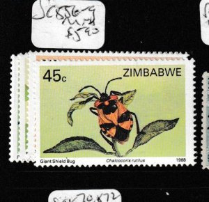 Zimbabwe SC 556-9 MNH (3gca)