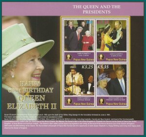 Papua New Guinea 2006 QEII Birthday, 2 x MS, mint  #1208-1209,SGMS1120