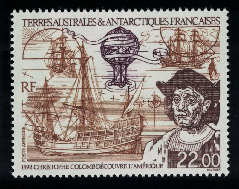 FSAT TAAF Christopher Columbus Discovery of America 1992 MNH SG#302 MI#291