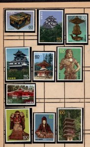 KAPPYSTAMPS G336 JAPAN SCOTT 1741-1750 MNH FULL SET  CV $15