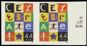 4407a, MNH 44¢ Horizontal Imperforate Pair Error - Stuart Katz