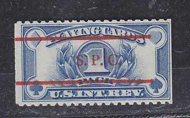 USA PLAYING CARD PRECANCEL SPC RF 27-19 CV. $ 20, - THIN ...