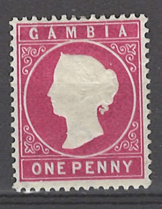 COLLECTION LOT # 3044 GAMBIA #13 MH 1896 CV=$10.50