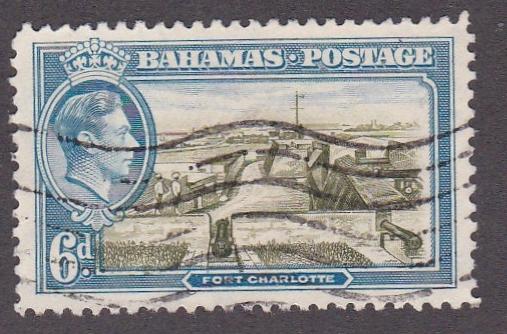 Bahamas # 107, Fort Charlotte, Used, 1/3 Cat