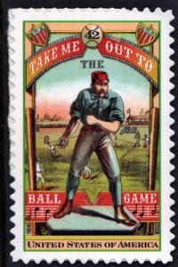 SC#4341 42¢ Take me out to the Ball Game Single (2008) SA