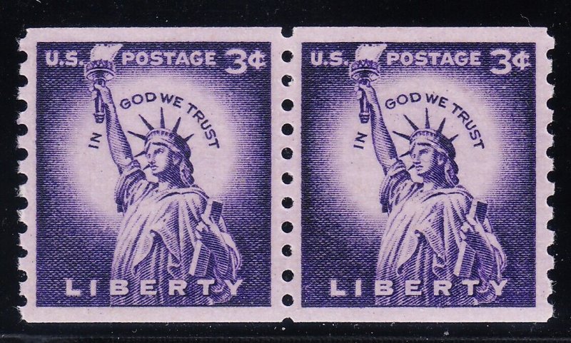MOstamps- US #1057c Mint OG NH Look Pair Grade 90 with PSE Cert -Lot # MO-3951 