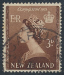 New Zealand SG 715 SC# 281   Used   Coronation  1953  see details & scans    