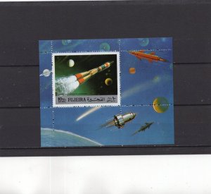 FUJEIRA 1972 SPACE EXPLORATION S/S MNH