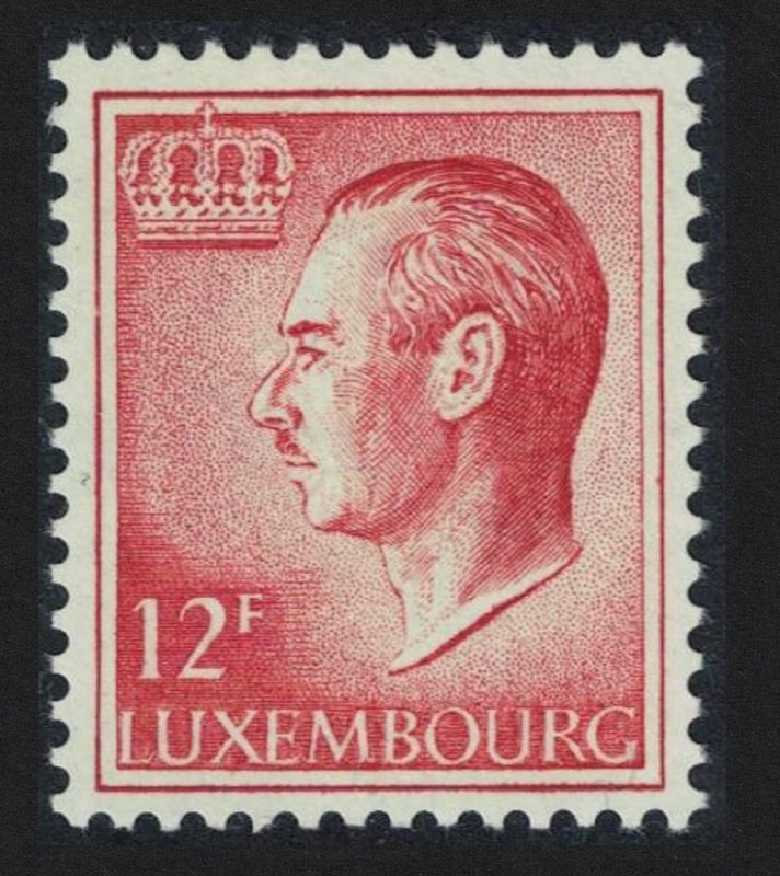 Luxembourg Grand Duke Jean 12f. red Fluor paper 1983 MNH SG#767 MI#920yb