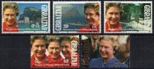 Gibraltar # 605 - 609 MNH