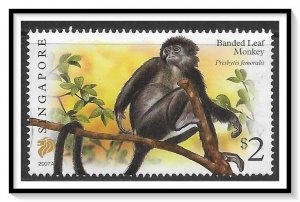 Singapore #1257 Banded Leaf Monkey Used