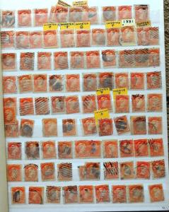 Canada Scott 37 - Huge 2600  Used  Collection On Stock Pages  #02  CAN37COLL