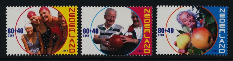 Netherlands B717-9 MNH Senior Citizens, Sports, Fruit