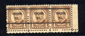685 Chicago precancel strip 3