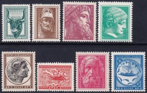 Greece 1955 Sc 574-81 set most MNH**