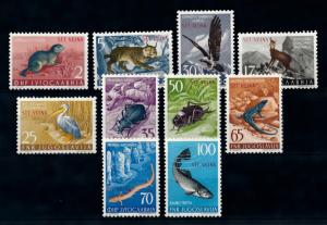 [71376] Yugoslavia Trieste Zone B 1954 Animals Insects Birds OVP STT VUJNA MLH