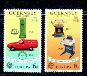 GUERNSEY #189-190  1979   EUROPA  MINT  VF NH  O.G